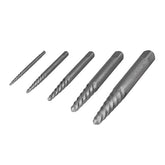 Juego de 5 extractores de tornillos desde no.1 hasta no.5 truper